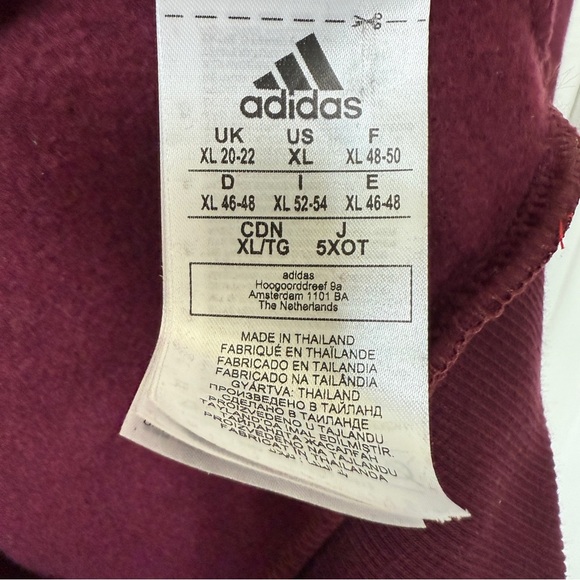 Adidas Texas A&M Women's Cropped Crew Sweater Maroon XL Long Sleeve Casual Comfy - Picture 6 of 7